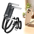 240W Braided Fast Charge Cable With Built-in Phone Stand, 2026 New T-Shaped Foldable Durable USB-C Cord, 90 Degree USB C Cable Right Angle Multi-Functional Charger Cord, Type-C to Type-C (2Pcs)
