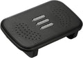 PATIKIL Foot Rest Non-Swingable Stools Leg Rest Footrest for Under Desk at Work Under Office Desk Chair Computer Gaming Promote Leg Circulation, Black/Gray
