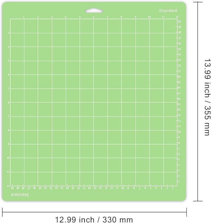 Gwybkq Cutting Mat, Compatible With Cricut Maker 4/Explore One/Air - 8 Pack 12"x12" Standard Grip Cutting Mats for Crafts, DIY Gift,Adhesive Sticky Non-Slip Durable Mat Replacement Accessories