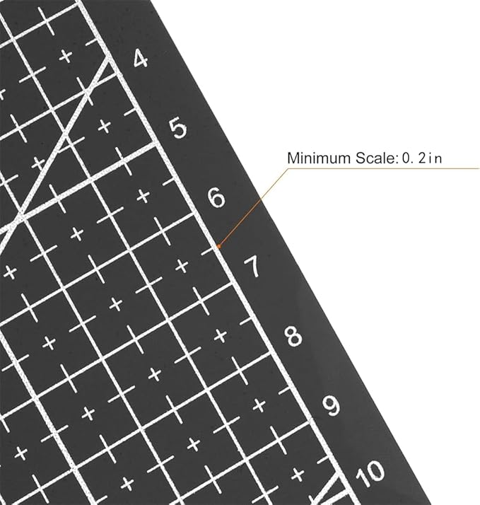 Self Healing Sewing Mat, Rotary Cutting Mat Double Sided 5-Ply Craft Cutting Board for Sewing Crafts Hobby Fabric Precision Scrapbooking Project 9inch x 12inch (A4-Black)