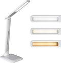 OttLite Slimline LED Desk Lamp – Touch Activated Controls, 3 Brightness Settings, ClearSun LED, Modern Design for Work, Office, or Dorm