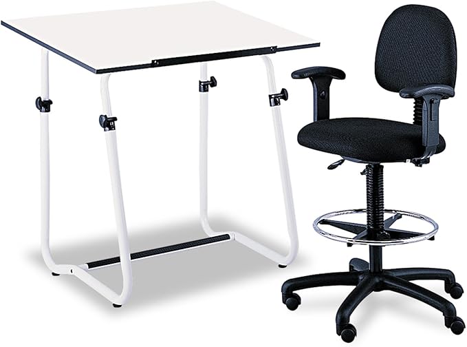 Safco 3951 Drafting Table Top, Rectangular, 48w x 36d, White