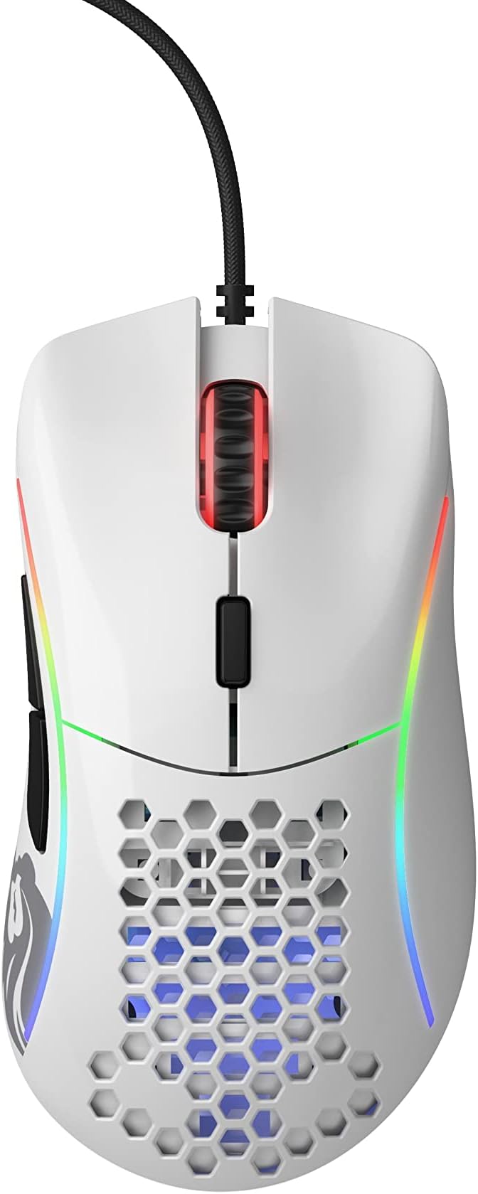 GLORIOUS Model D Gaming Mouse, Glossy White (GD-GWHITE) (Renewed)