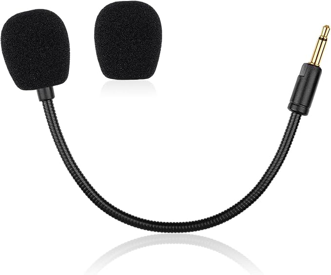 Kaira Pro Mic Replacement for Razer Kaira Pro Wireless Gaming Headset, 3.5mm Detachable Noise Cancelling Microphone Boom for Xbox One, PS4, PS5, PC