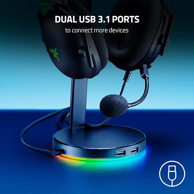Razer Barracuda X Wireless Gaming & Mobile Headset Base Station V2 Chroma Headset Stand and Holder