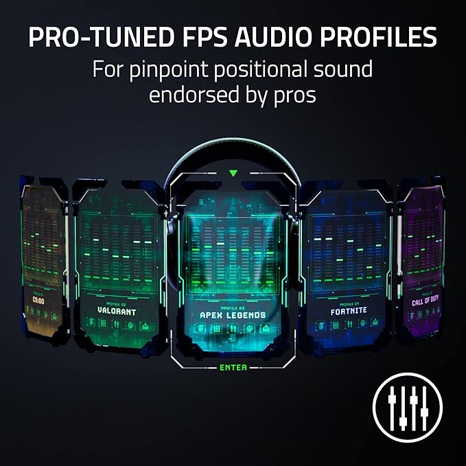 Razer BlackShark V2 Pro Wireless Gaming Headset: Super Wideband Mic - Pro Tuned FPS Profiles - 50mm Drivers - Plush Noise Isolating Earcups - 70 Hr Battery - Bluetooth - for PC, PS5, Switch 2 - Black