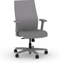 HON Ignition 2.0 Mid Back Task Chair, Standard Synchro-Tilt Control, Office Chair with Lumbar Support, Height and Width Adjustable Arms, Titanium Frame, Frost