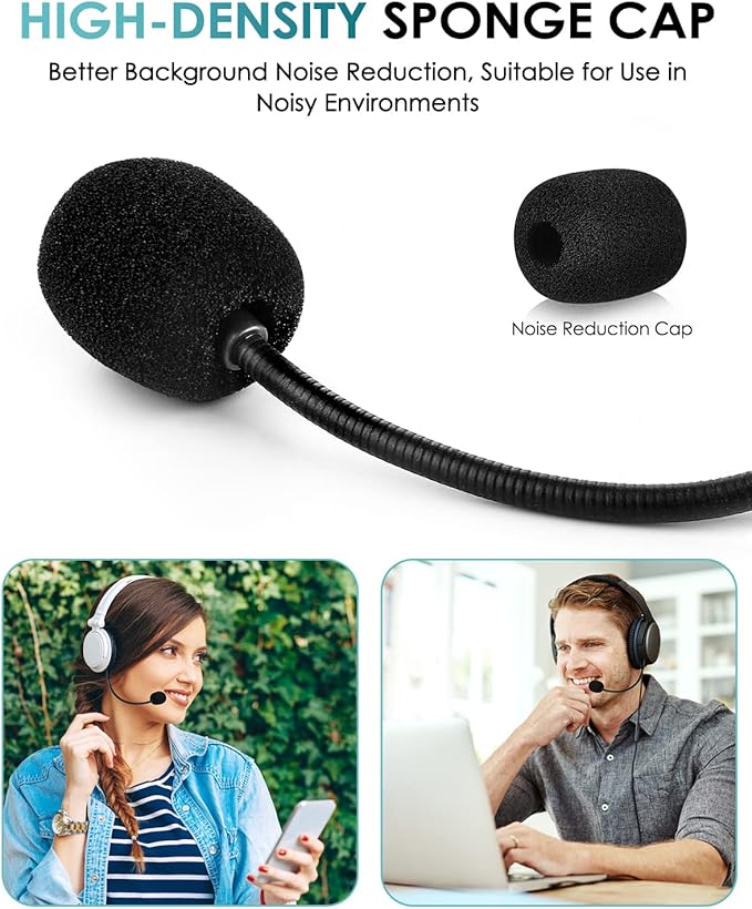 AKKE Mic Replacement Compatible with SteelSeries Arctis 1 3.5mm Jack Detachable Microphone Boom Noise Cancelling for Gaming Headsets