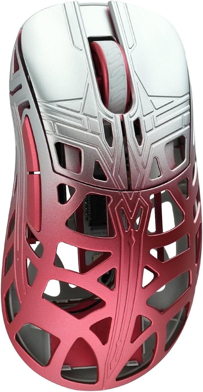 MK x WLMOUSE Sword X Magnesium Wireless 8K Mouse (Black Dot, Ruby)