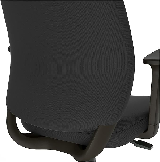 STAPLES Drafting Stool, Fabric, Footrest, Black