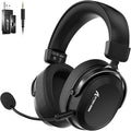 ATTACK SHARK L30Pro Wireless Gaming Headset with 2.4Ghz/BT/Wired, Long Battery Life with Detachable Microphone 7.1 Surround Sound Ultra-Low Latency for PC/PS5/Xbox/Switch/Mobile Black