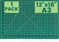 Cutting Mat 12"x18", 1 Pack Double-Sided 5-Ply Self Healing Sewing Cutting Mat, Cutting Mats Board for Crafts-Sewing, Fabric, Quilting, Scrapbooking Project