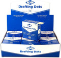 ALVIN Drafting Dots Model DM123D Display Pack, Low Tack Adhesive, Ideal for Drafting, Tracing, Drawing, and Household Use, Easy Removal with No Residue - 12 Rolls