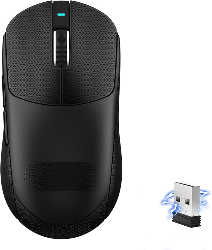 MAMBASNAKE×Attack Shark X8 Plus Wireless Gaming Mouse,55g Lightweight Triple Mode Ergonomic Gaming Mouse,PAW3395PRO 40K DPI Optical Sensor,150h Battery Life,Griptape Programmable Buttons for PC/Mac