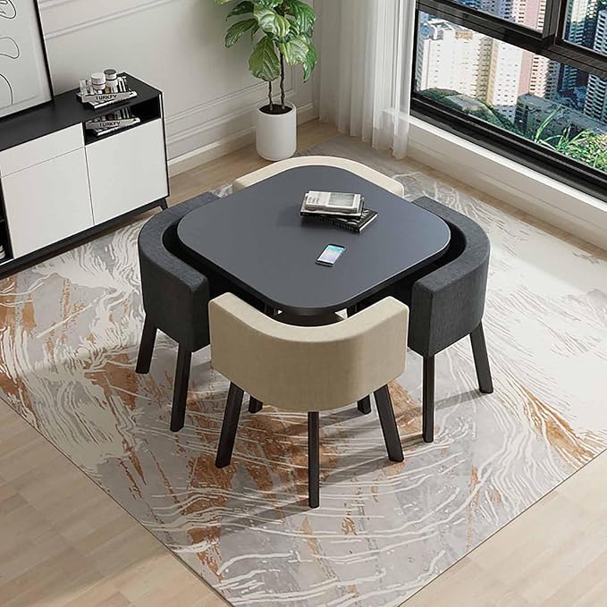 Computer Desk, Vanity Desk, Bedside Tables,Family Dining Room Furniture Set, 1 Table, Kitchen Bar Balcony Bedroom Library Billiards Hall Office 13