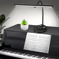 Piano Light, Upgraded LED Piano Lamp for Grand/Upright & Digital Pianos, Music Stand Lamp with Adjustable Gooseneck, Auto-Off Timer, 5 Color Modes Dimmable & USB Charging Port Eye-Care Desk Light