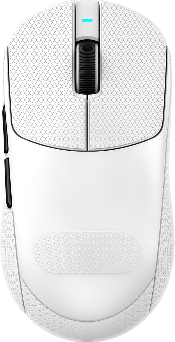ATTACK SHARK X8 Plus Wireless Gaming Mouse,55g Ultra-Lightweight Wired/BT/2.4GHz Wireless Programmable Mouse,1K Polling Rate,PixArt PAW3395PRO Sensor,40K DPI,Gamer Mice for PC/Win/Mac/Big Hand(White)