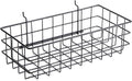 RightArrange Pegboard Basket Size M, Black - Hooks to Any Peg Board - Square Style Wire Shelf Baskets - Organize Tools, Workbench, Accessories, Garage Storage - Wall Organizer Attachments