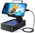 Cell Phone Stand with Wireless Bluetooth Speaker and Charging, Anti-Slip Base HD Surround Sound, Perfect for Home/Outdoor, Phone Holder Compatible with iPhone/ipad/Samsung Galaxy, Gifts for Men Women