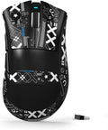 ATTACK SHARK V3 Ultra-Light Wireless Gaming Mouse,PAW3311 Sensor, 500mAh, 62g, 25KDPI 2.4G/BT/USB-C Rechargeable Wireless Mouse with 5 Programmable Buttons for Laptop,PC,Mac Gamer (Black Griptap)