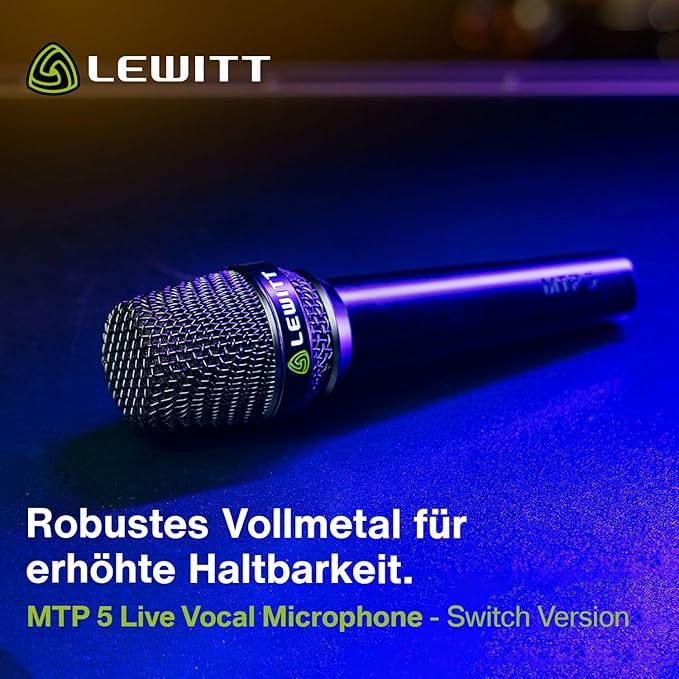 Lewitt Audio MTP 5S Handheld Cardioid Dynamic Mic