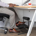 Adjustable Foot Rest Under Desk Footrest Leg Rest, 6 Height Positions Ergonomic with Relief Platform for Standing Desk