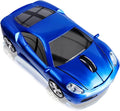 elec Space Wireless Mouse, 2.4GHz Cool Sport Car Shape Wireless Mouse Optical Cordless Mice with USB Receiver for PC Laptop Computer Notebook 1600 DPI-Blue