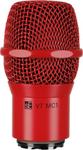 SE ELECTRONICS V7 MC1 Wireless Microphone Capsule - Compatible with Shure Wireless Transmitters - Professional Dynamic Microphone for Singing, Speech & Music Studio Recording (Red)