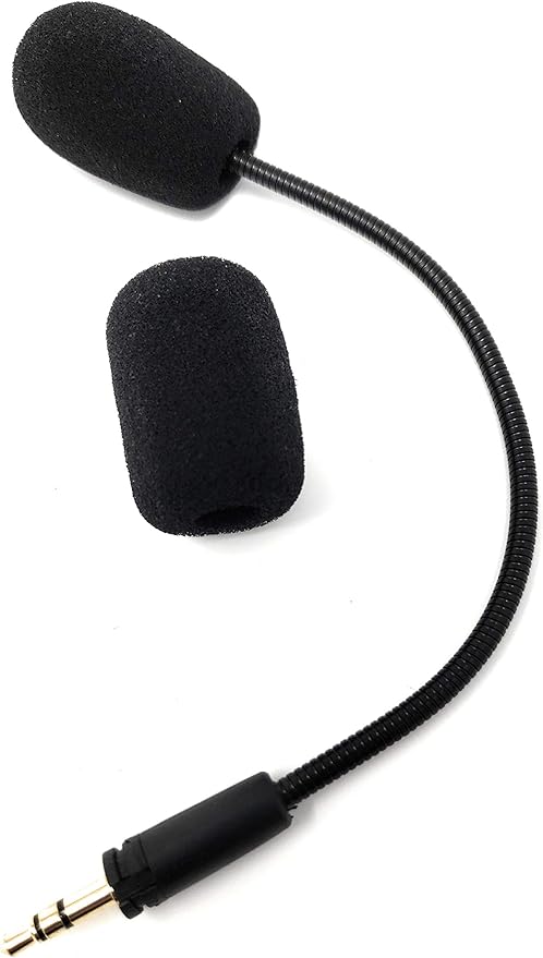 TNE 2-Pack Replacement 3.5mm Game Mics Microphone Boom for Turtle Beach Ear Force XO Four & Recon 150 50 50X 50P 60P Camo Xbox One PS4 Gaming Headsets Premium with Lock