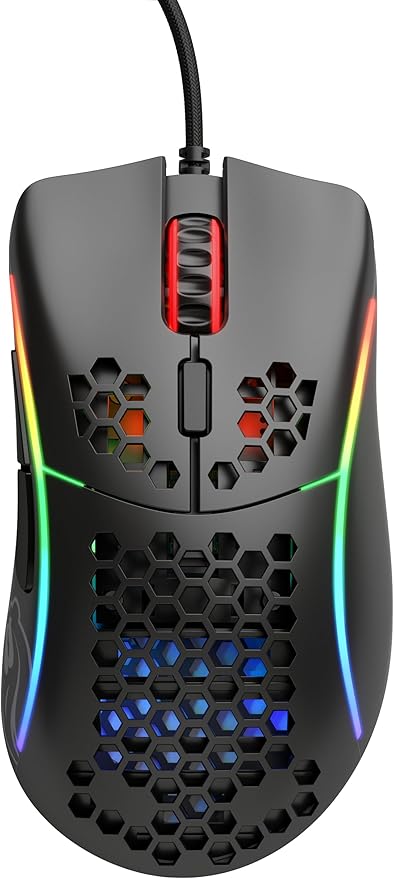 Glorious Model D- (Minus) Lightweight Gaming Mouse, Matte Black (GLO-MS-DM-MB) (Renewed)