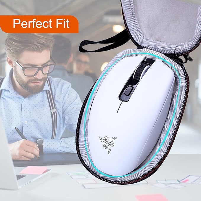 L LTGEM EVA Hard Case for Razer Orochi V2 & Logitech G705 Mobile Wireless Gaming Mouse - Travel Protective Carrying Storage Bag
