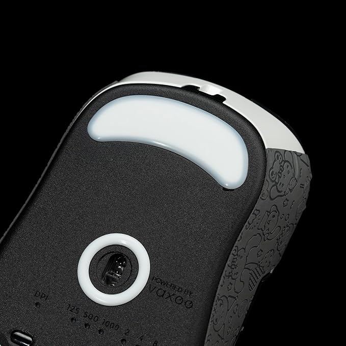 V2 Mouse feet for VAXEE NP01SW / AXW | Smooth Glide | Rounded Edges | Anti-Dust | Pro Gamer Approved - 0.7mm Pure PTFE Gaming Upgrade Skates (2-Pack)