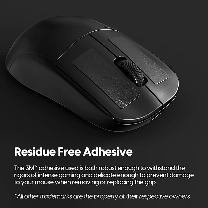 Pulsar Gaming Gears SUPERGRIP Un-Cut DIY Griptape Sweat Absorbing High Performance Universal Anti Slip Mouse Grip Tape Ultra-Thin 0.5mm (0.02in) Size 130 x 90mm (5.1 x 3.5in)