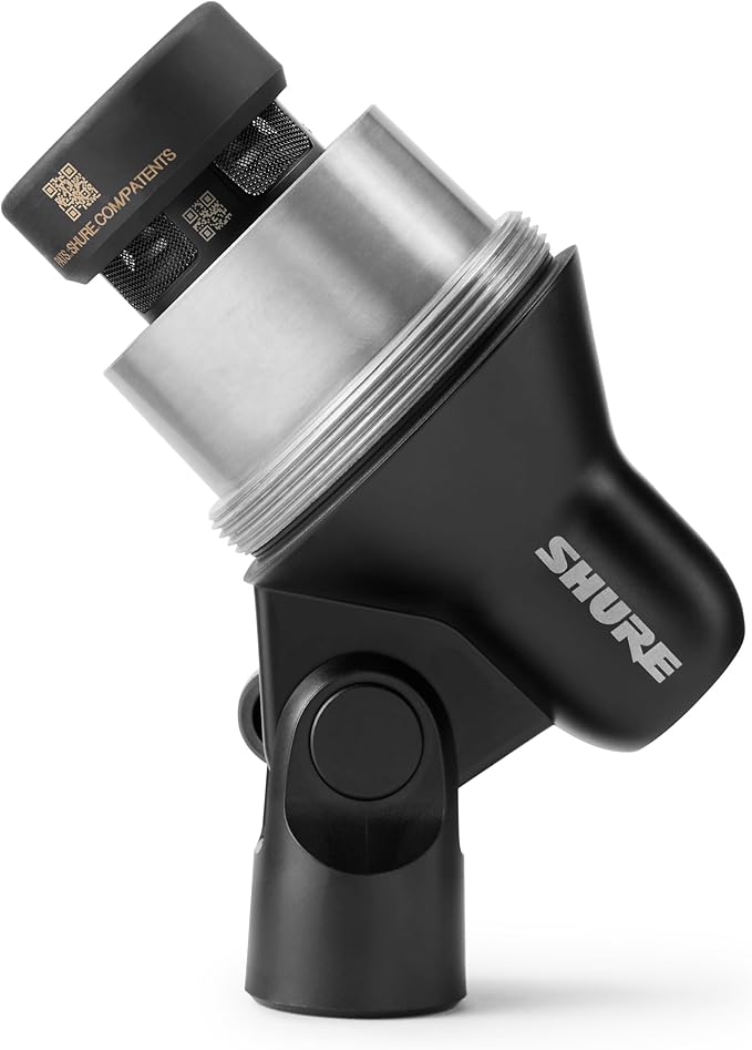 Shure Nexadyne 2 Kick Drum Microphone with Revonic Technology - Supercardioid Dynamic Mic for Pro Performance, Enhanced Frequency Range & Noise Reduction, Dual-Engine Transducers (NXN2)