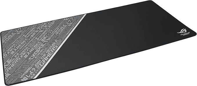 ASUS ROG Gladius III Wireless AimPoint Gaming Mouse, Connectivity (2.4GHz RF & ROG Sheath Black Mouse Pad | Extra-Large Gaming Surface Mouse Pad | Pixel Precise Tracking | Anti-Fray