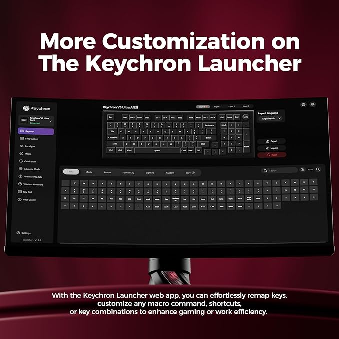 Keychron V5 Ultra 96% Wireless Mechanical Keyboard with 8000Hz Polling Rate & NKRO, Hot-Swappable RGB, Brown Switches, 97 Keys, 2.4GHz/Bluetooth/Wired, OSA PBT Keycaps, for Mac/Win/Linux- Black