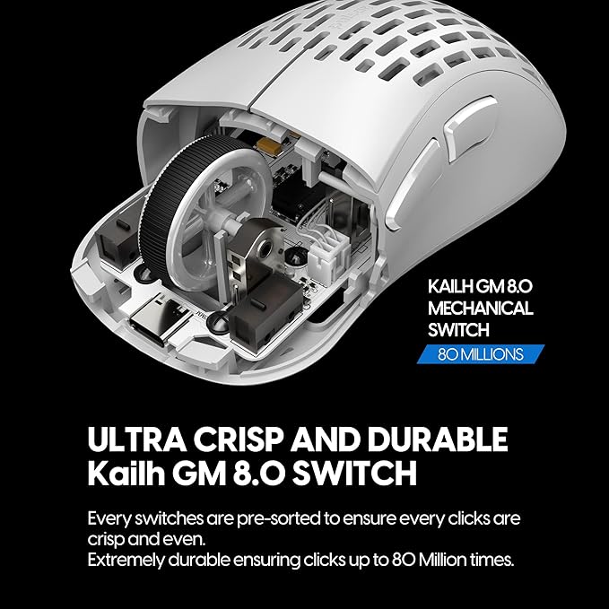 Pulsar Gaming Gears - Xlite V2 Wireless Gaming Mouse, Ultra Lightweight, 2.1 oz (59 g) (Renewed)