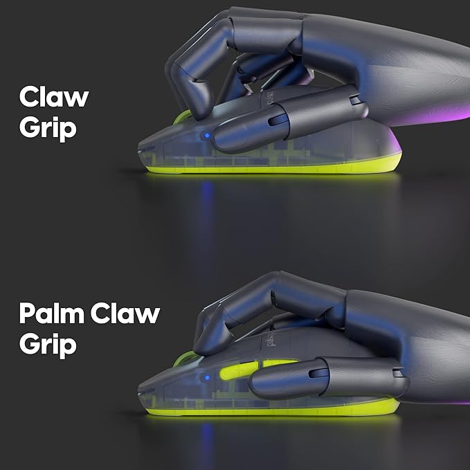 Pulsar X2H Wireless Gaming Mouse, Acid Rewind Limited Edition, Ultra Lightweight 1.83 oz (52 g), Symmetrical, Optical switch, 26000 DPI, PAW3395 sensor (Mini, Acidic green) (Renewed)