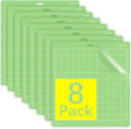 Gwybkq Cutting Mat, Compatible With Cricut Maker 4/Explore One/Air - 8 Pack 12"x12" Standard Grip Cutting Mats for Crafts, DIY Gift,Adhesive Sticky Non-Slip Durable Mat Replacement Accessories