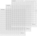 REALIKE 12x12 Cutting Mat Compatible with Cricut Maker 3/Maker 4/Maker/Explore 3/4/Air 2/Air/One(Standardgrip 3 Mats), Gridded Adhesive Non-Slip Cut Mat Replacement Accessories Set for Craft Vinyl