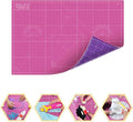 Self Healing Cutting Mat A1 24"x36" Double Sided 5-Ply Craft Mat for Sewing, Quilting, Fabric, Scrapbooking Pink/Purple