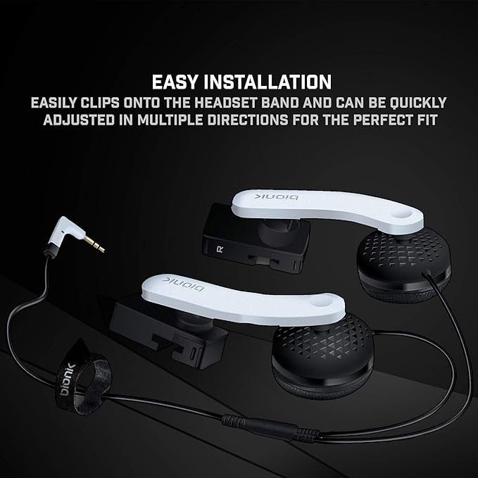 Bionik Mantis Attachable VR Headphones: Compatible with PlayStation VR, Adjustable Design, Connects Directly to PSVR, Hi-Fi Sound, Sleek Design, Easy Installation