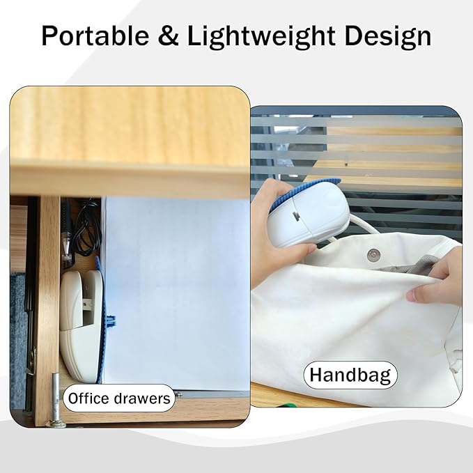 Portable Paper Holder Stand for Desk, Paper Stand for Desk When Typing, Document Holder, Compact Reading Clip Holder, A4 Clamp for Office Typing Reading (Blue)