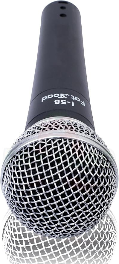 Fat Toad Vocal Cardioid Microphones (Live ResponsePRO Edition) 6-Pack – Handheld Dynamic Mics with Clips for DJ Stage Singing, Studio Recording