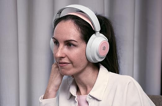 SteelSeries Nova Booster Pack -Gaming Headset Accessory - Nylon Headband - Customize with Unique Speaker Plates - Rose Quartz
