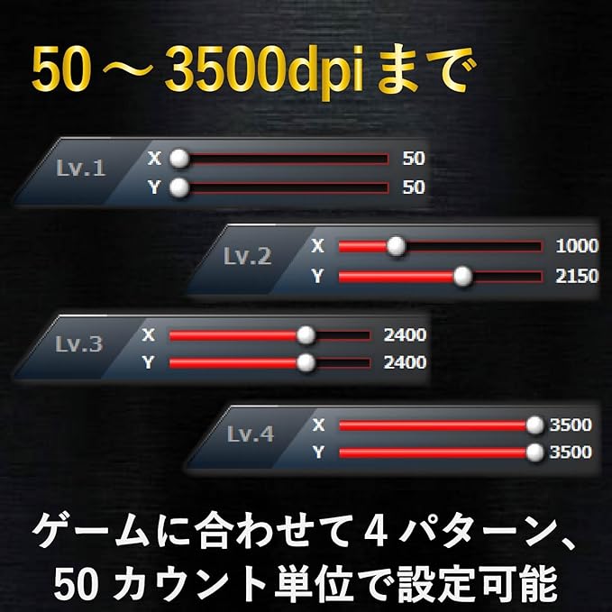 ELECOM Gaming mouse [DUX] Wired 14 button 3500dpi, Supports Hardware macro [Black] M-DUX50BK (Japan Import)