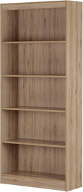 South Shore Axess 5-Shelf Bookcase - Rustic Oak