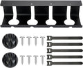 Desktop Metal Cable Management Tray 40x10x11cm - Multipurpose, Movable, No-Assembly Organizer - Modern Minimalist for Office Desks (Black)