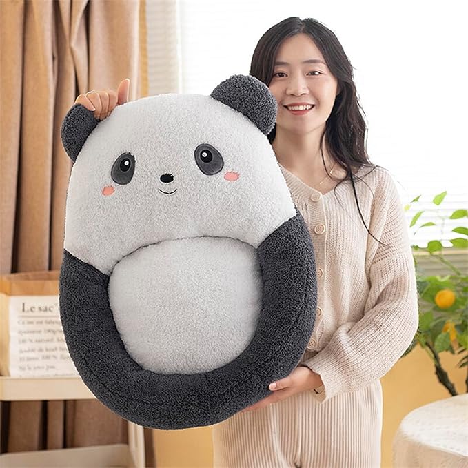 Cartoon Back Seat Cushion for Office, Nest, Indoor Outdoor Chair Pad - Tufted Sitting Support for Garden, Sofa, Armchair, Wheelchair