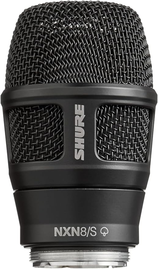 Shure Nexadyne 8/S Supercardioid Dynamic Wireless Capsule for use Handheld Transmitters - Black (RPW204)